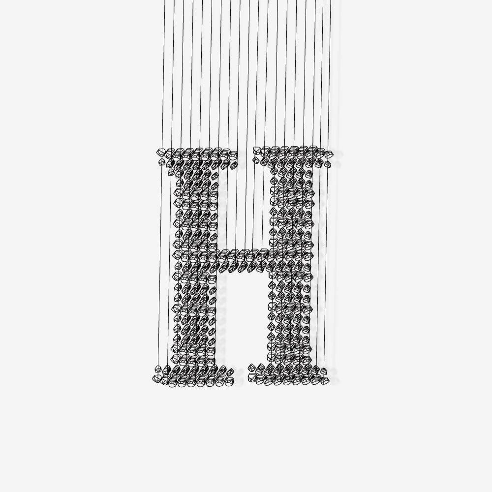 Charcoal Chandeliers H minimalist reading light