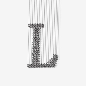 Charcoal Chandeliers L minimalist reading light