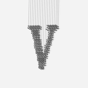 Charcoal Chandeliers V minimalist reading light