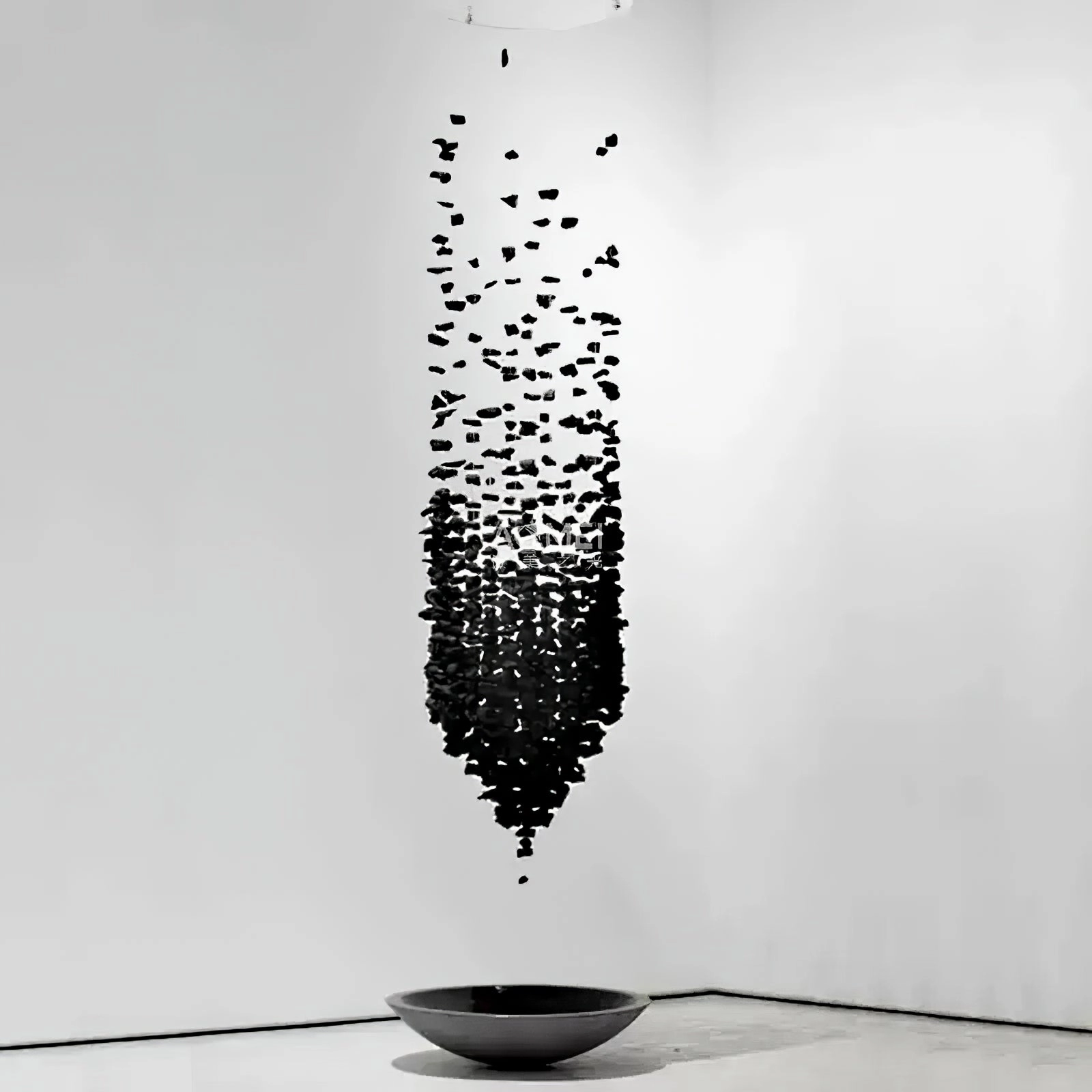 Charcoal Shape Hourglass Chandelier