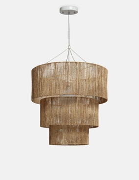 Chavette Chandelier, Natural modern floor lamp
