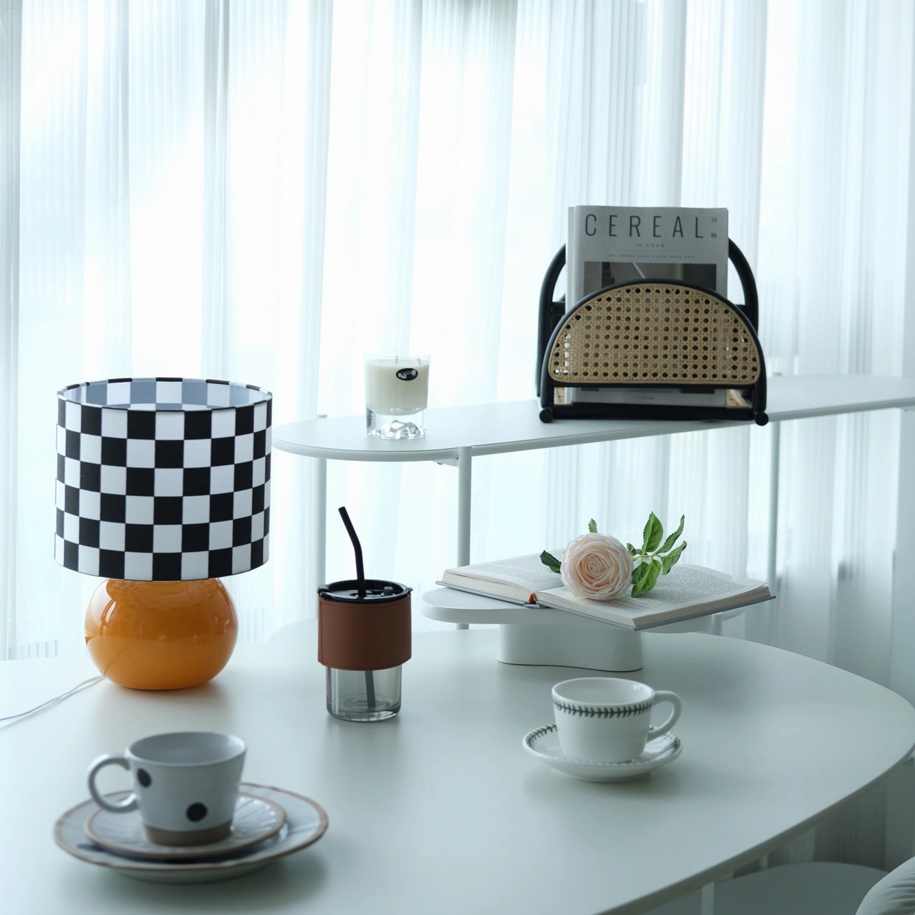 Checkerboard Table Lamp