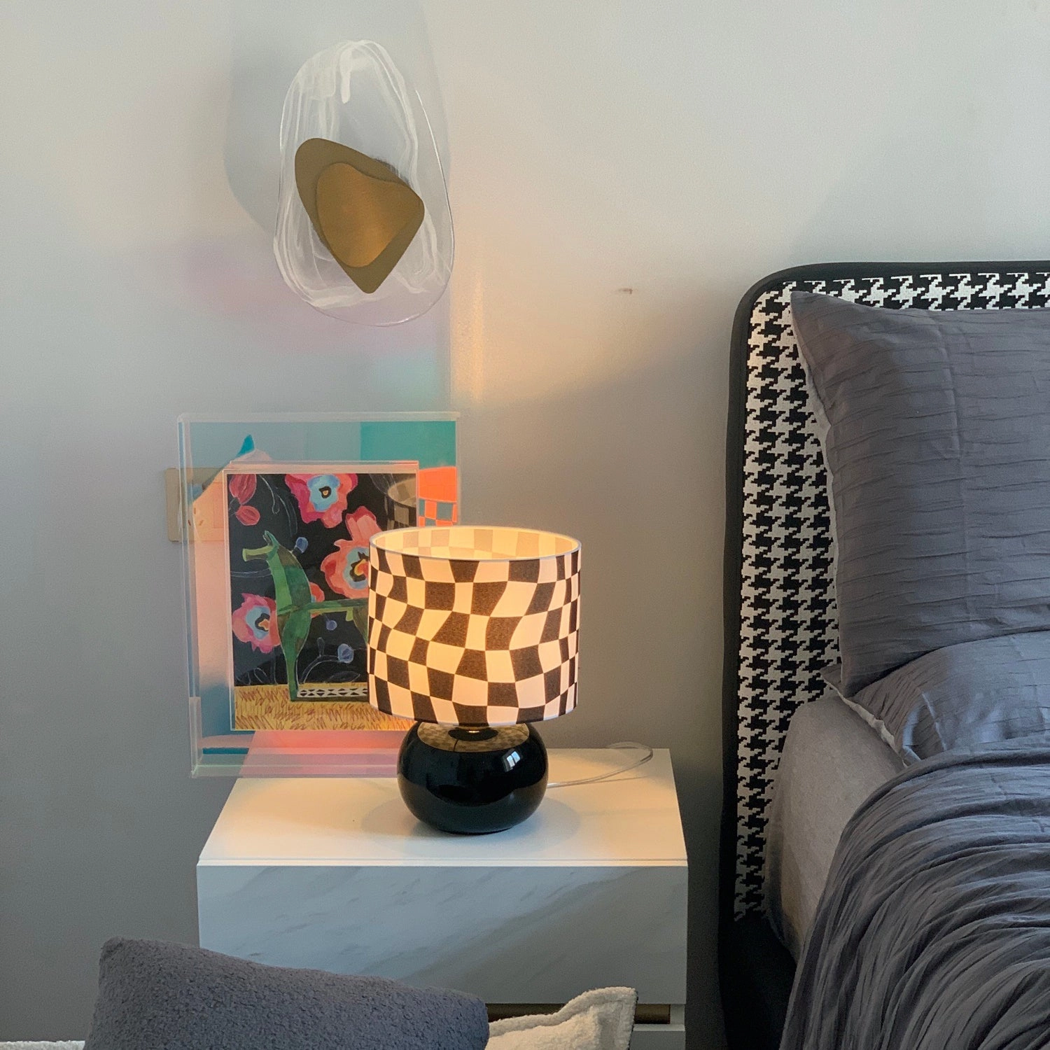 Checkerboard Table Lamp