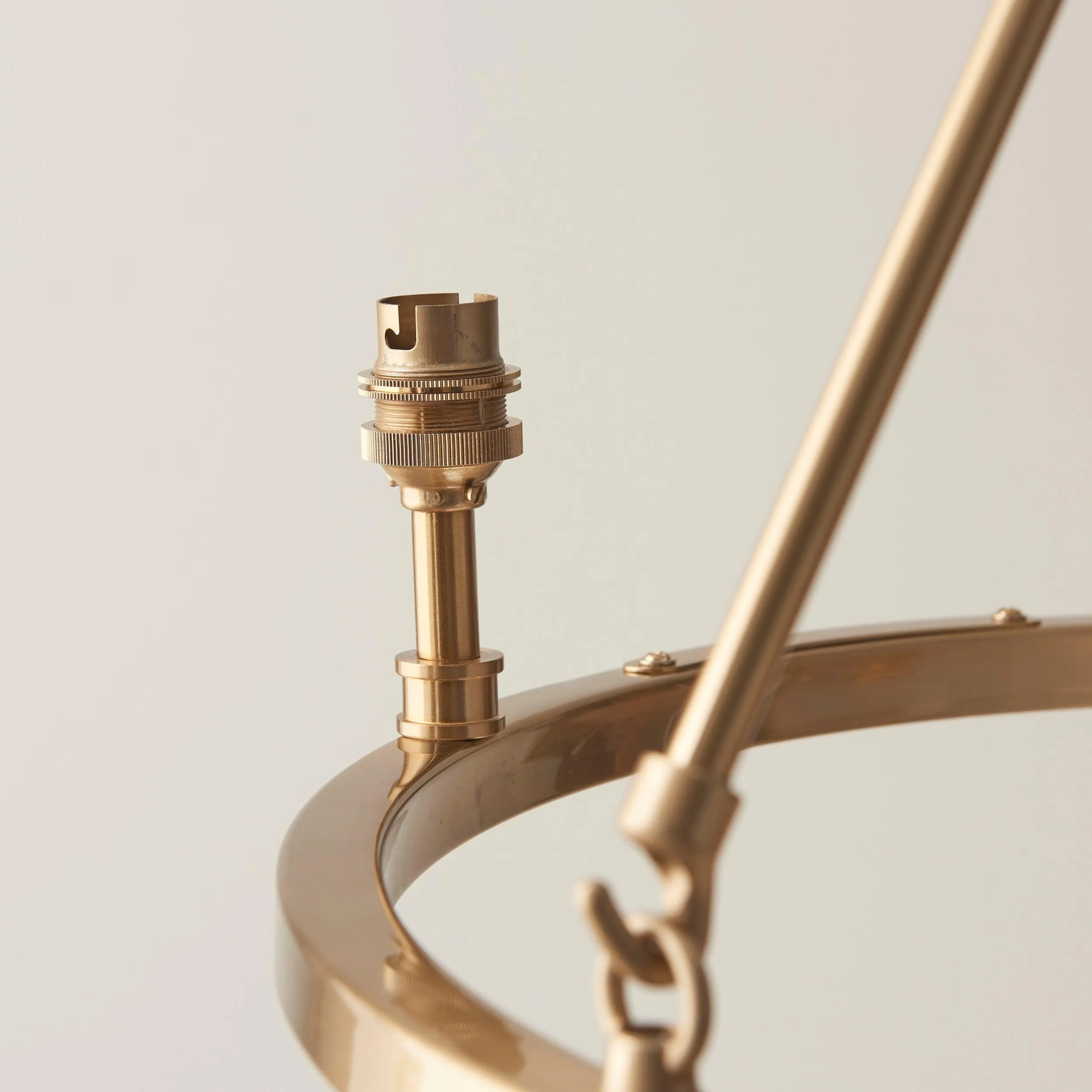 Chester Brass Ceiling Pendant Light With Green Zigzag 16cm Shades