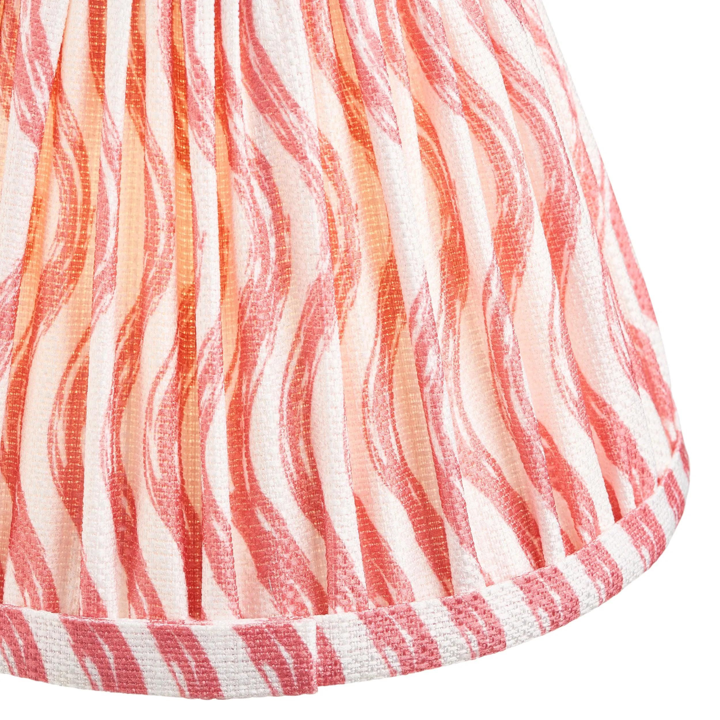 Chester Large Brass Ceiling Pendant Light With Pink Ripple 16cm Shades