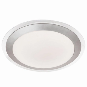 Chester Bathroom LED Ceiling Flush With Acrylic White Shade soft glow ceiling light