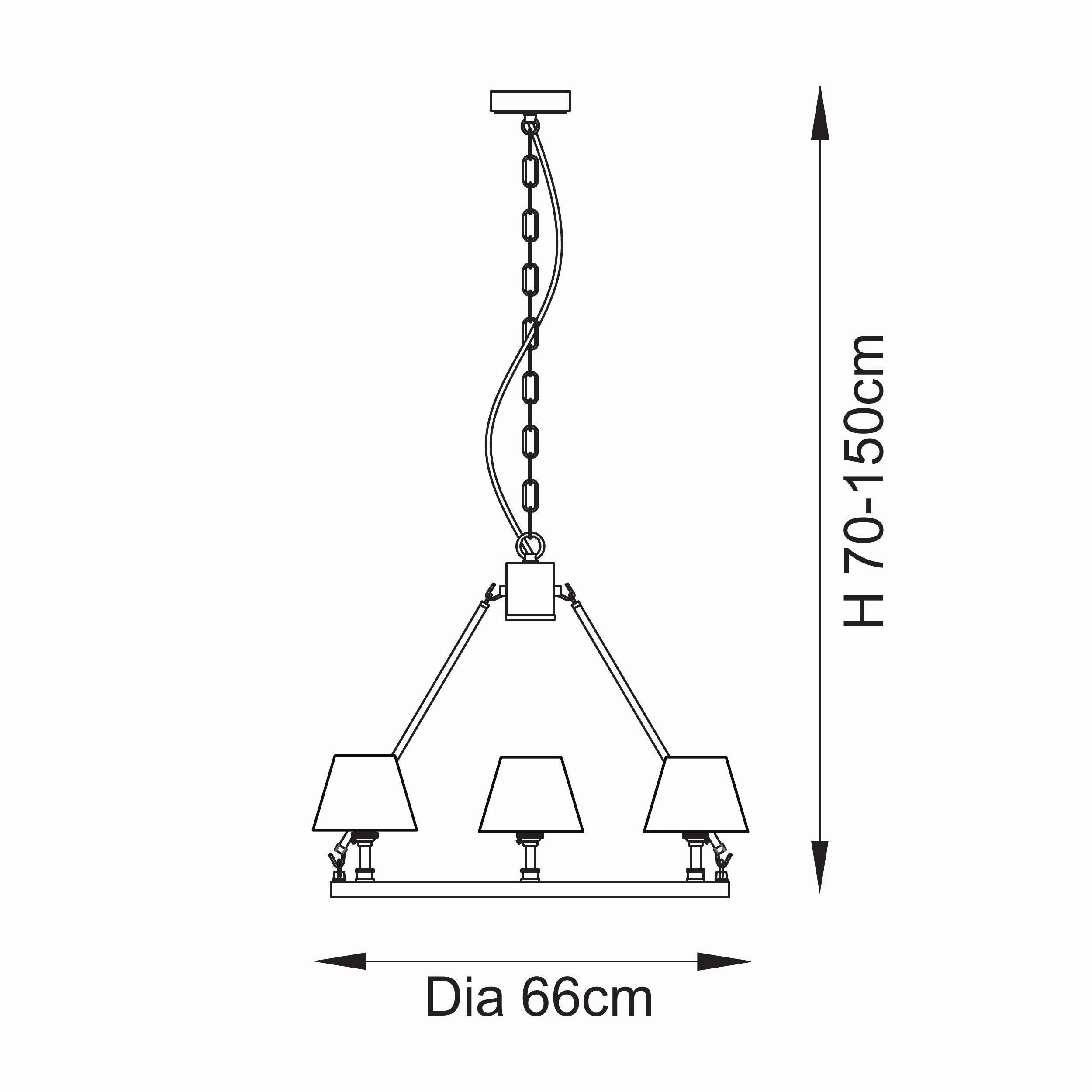 Chester Brass Ceiling Pendant Light With Grey Leaf 16cm Shades