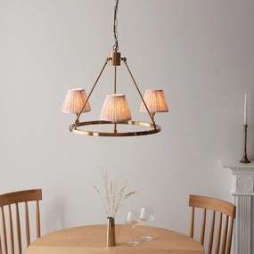 Chester Brass Ceiling Pendant Light With Peachy Keen 16cm Shades sleek LED ceiling lamp