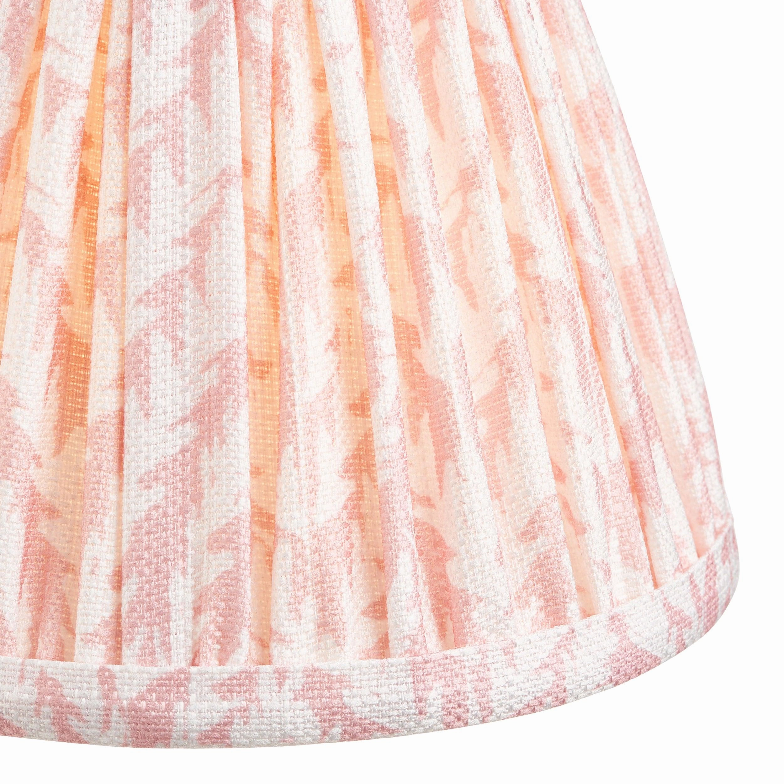 Chester Brass Ceiling Pendant Light With Peachy Keen 16cm Shades