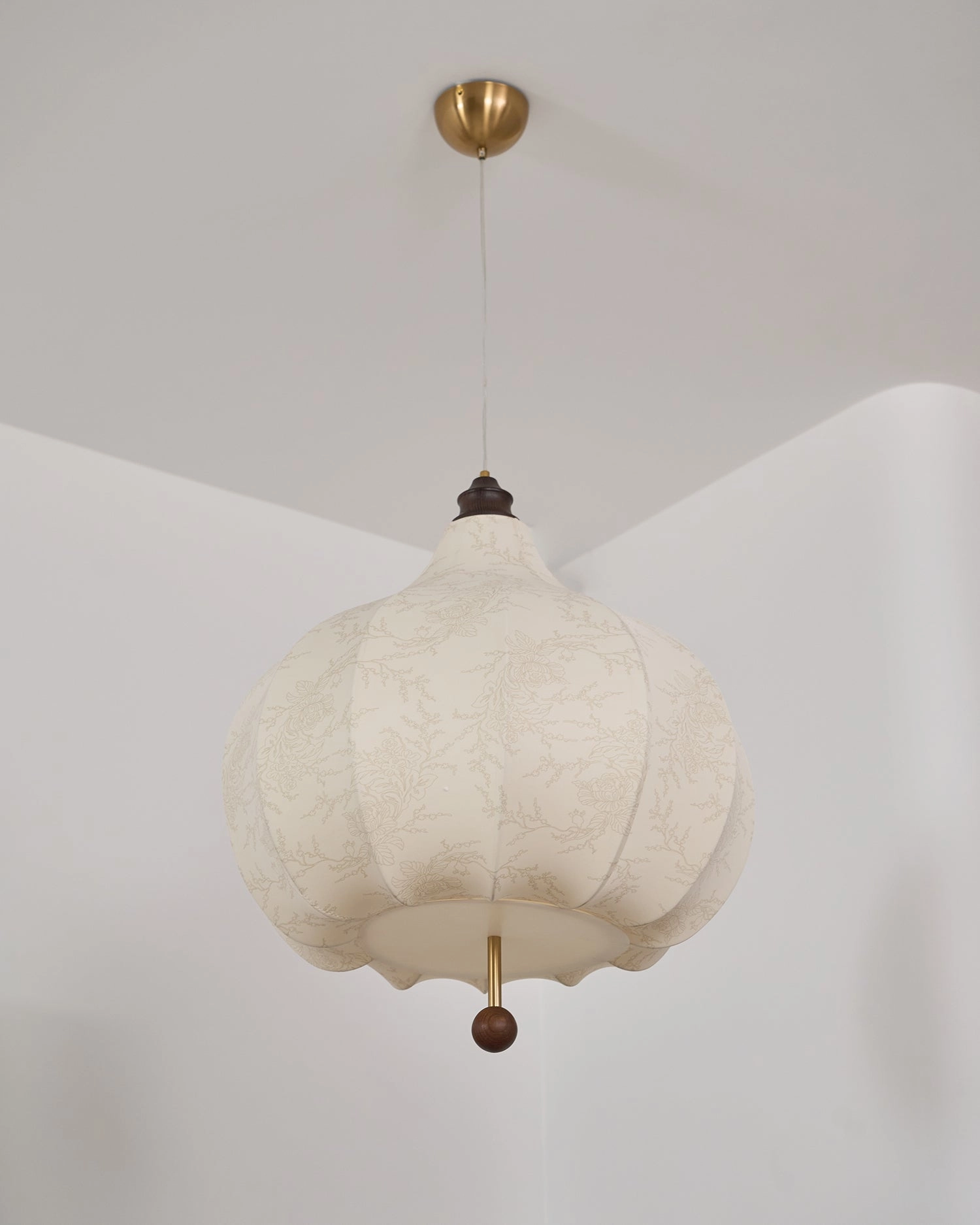 Chestnut Fabric Pendant Light