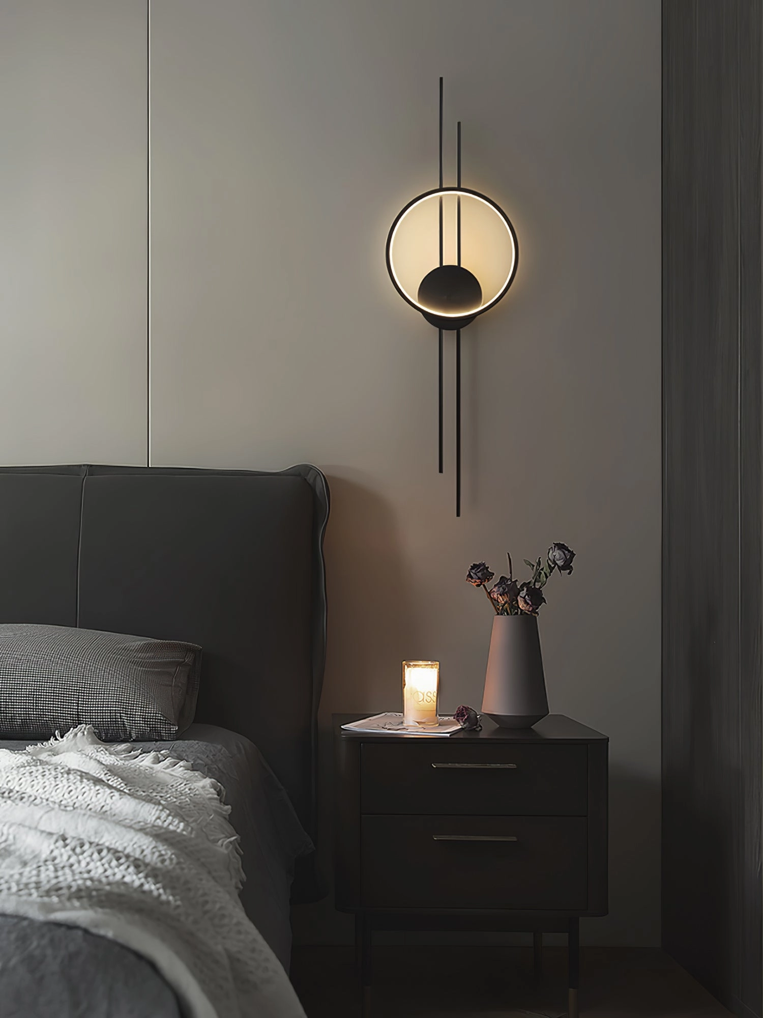 Circle And Line Wall Lamp