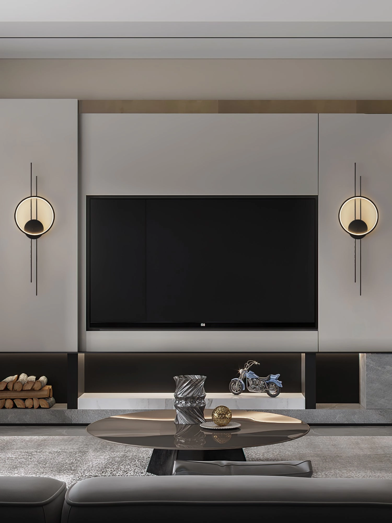 Circle And Line Wall Lamp