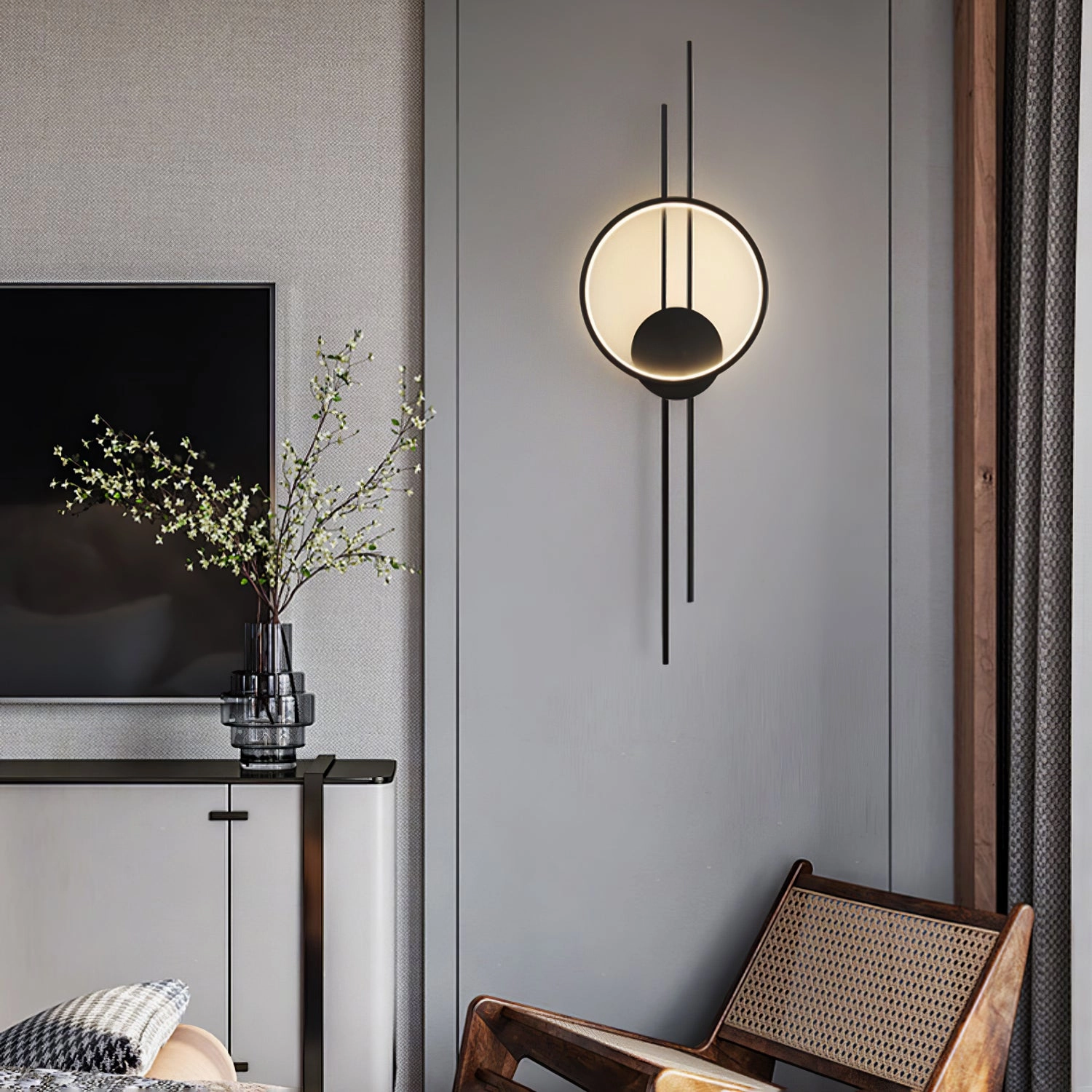 Circle And Line Wall Lamp