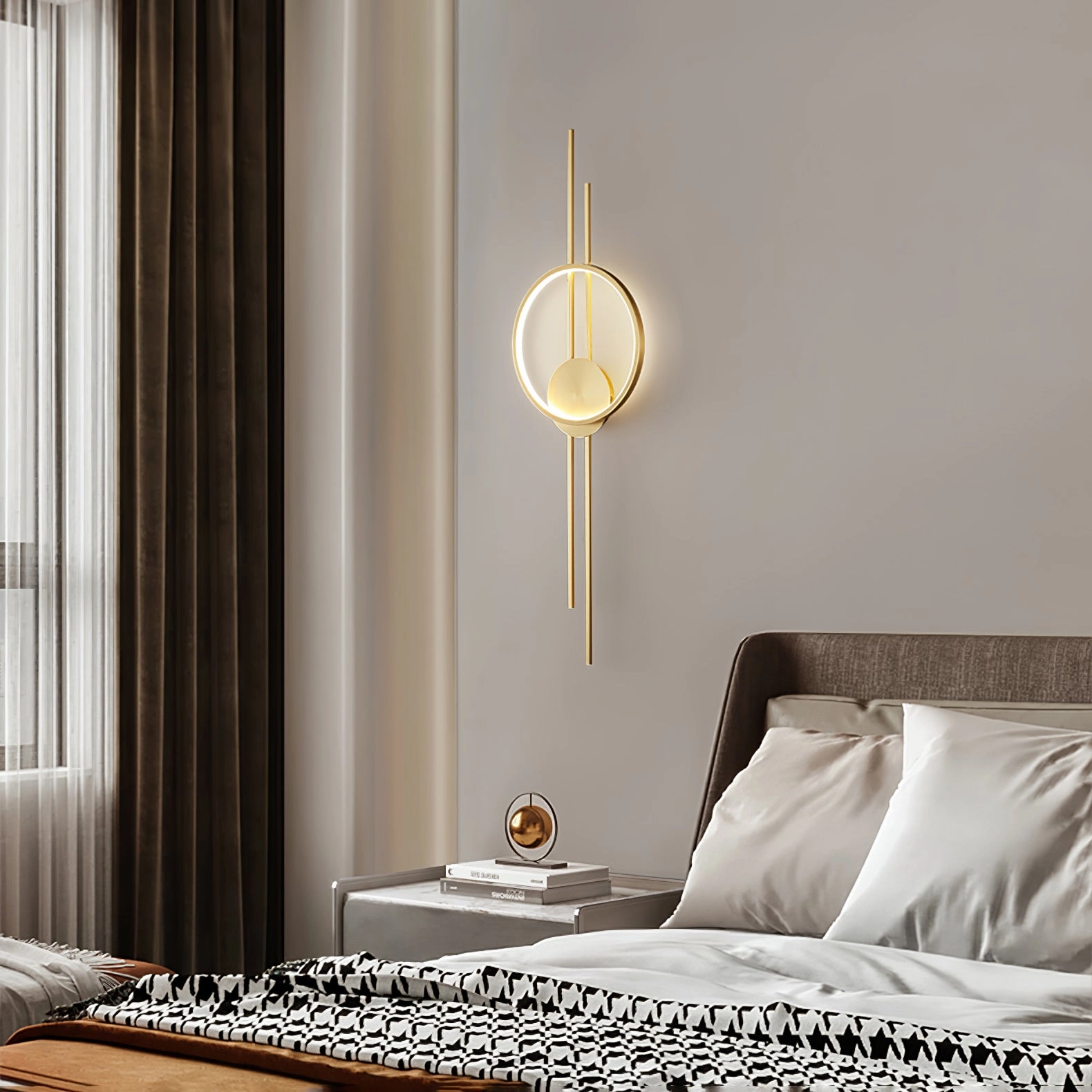 Circle And Line Wall Lamp