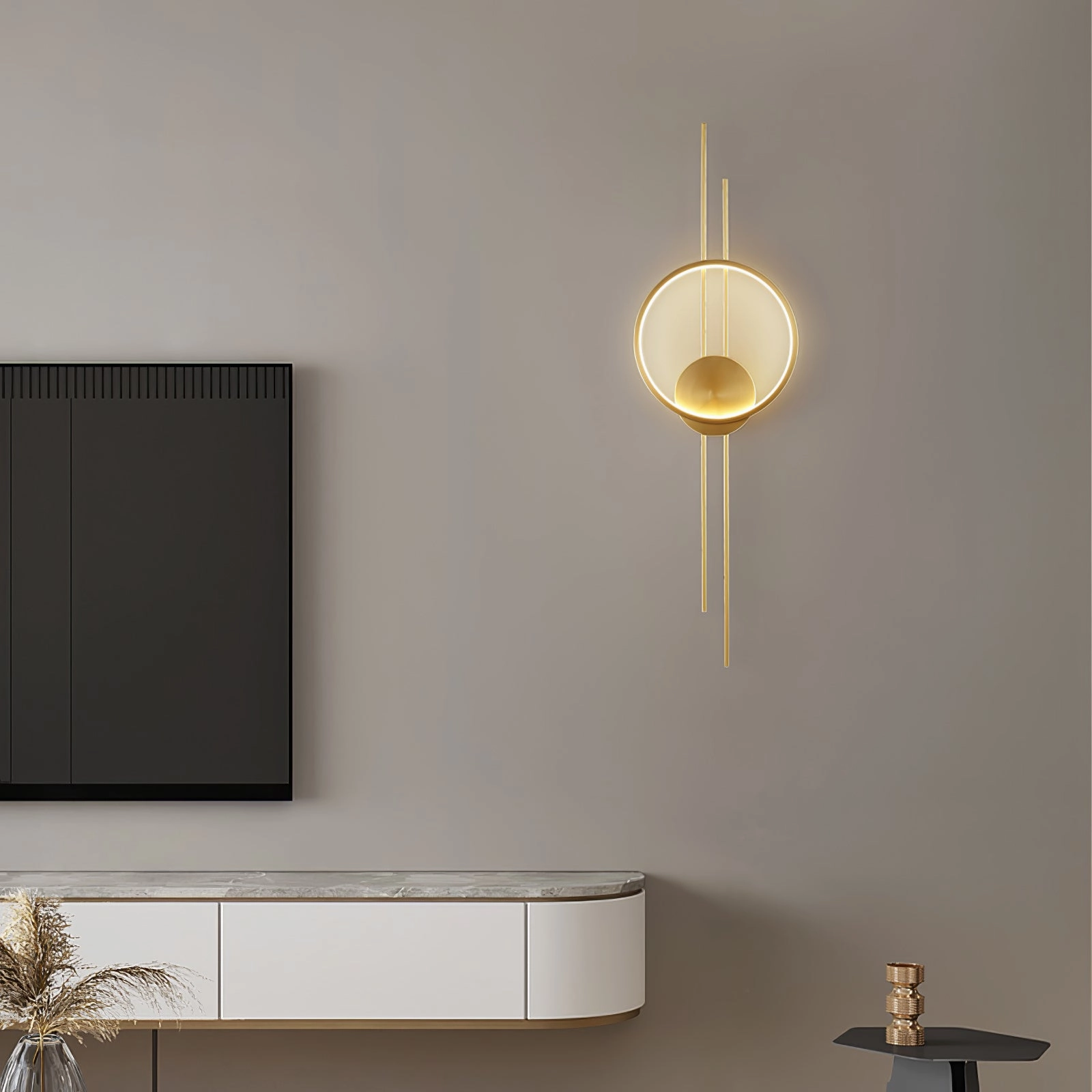 Circle And Line Wall Lamp
