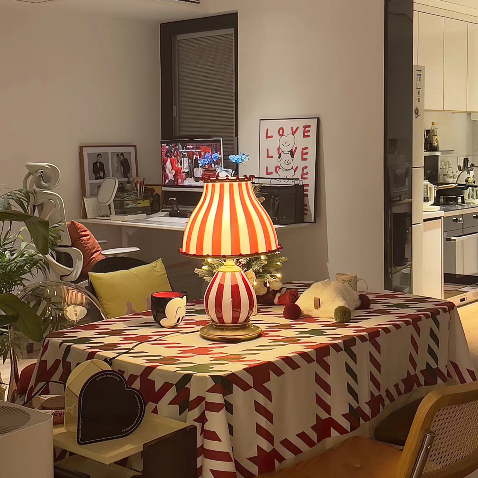 Circus Troup Table Lamp