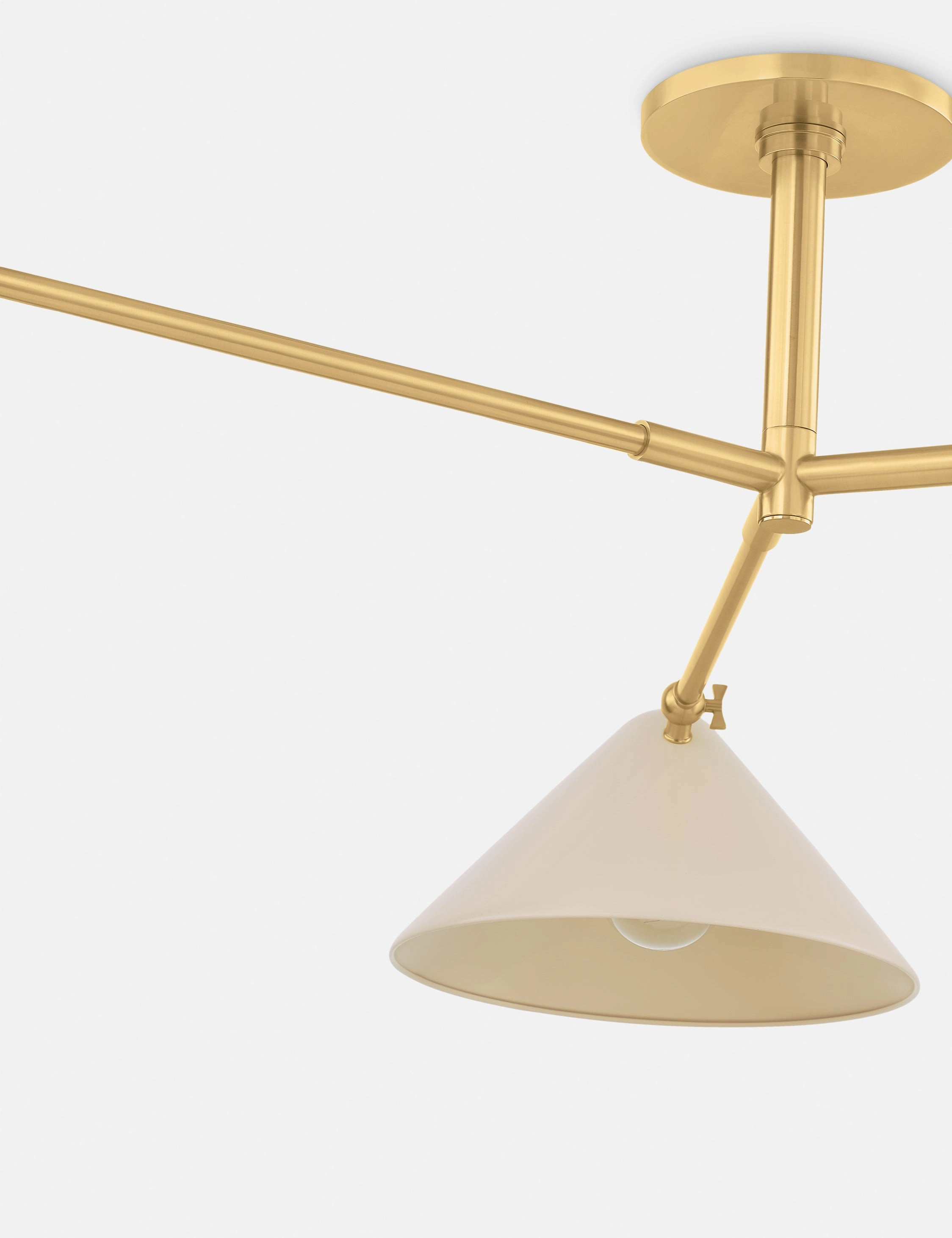 Citrine Semi-Flush Mount Light