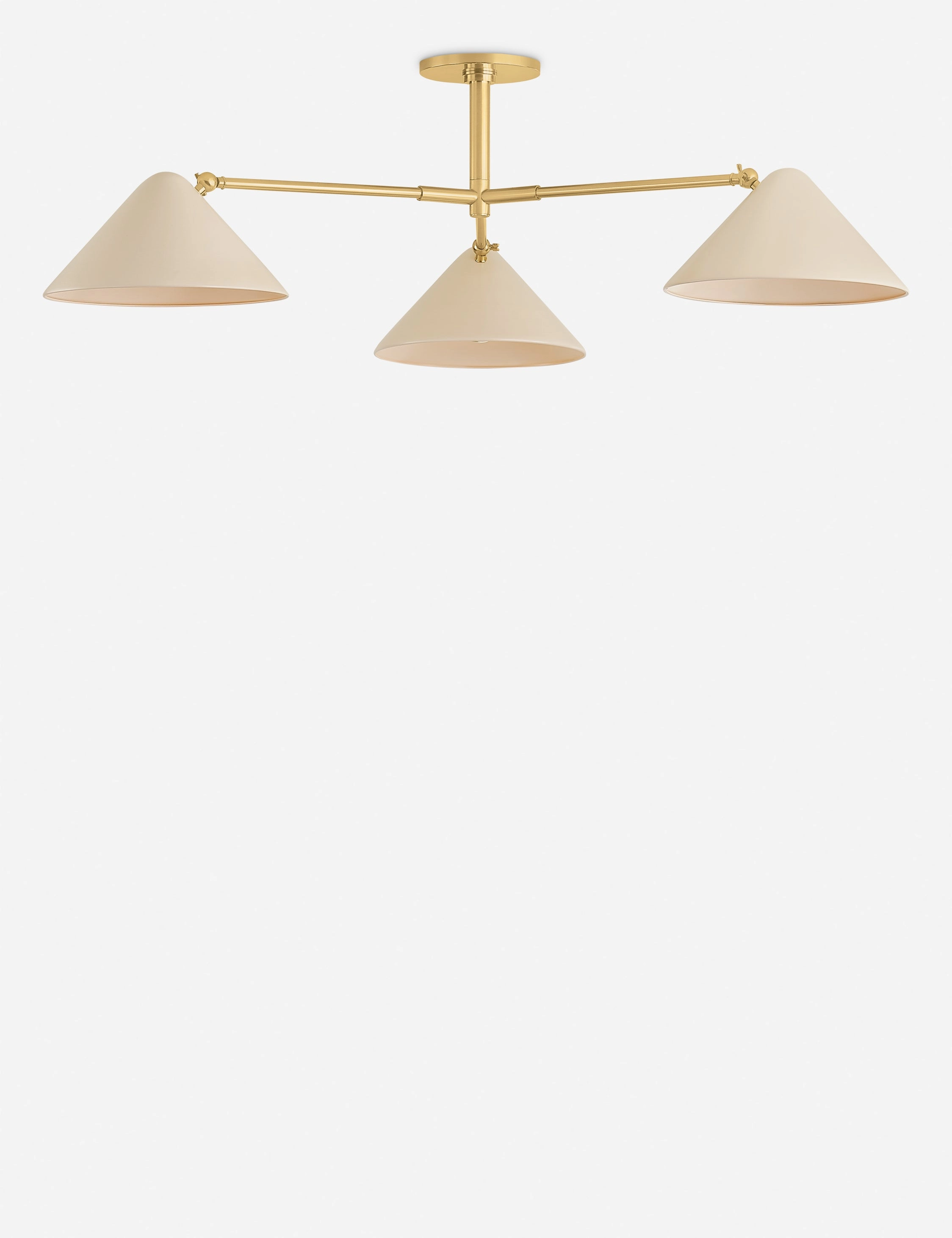Citrine Semi-Flush Mount Light adjustable floor standing lamp
