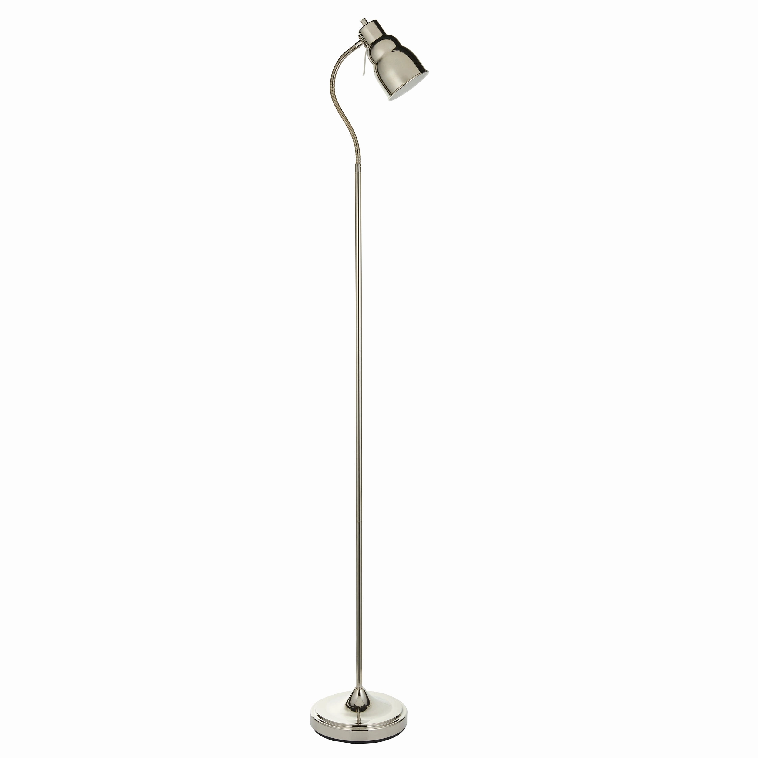 Classic Flexi Nickel Reader Floor Lamp