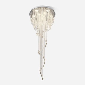 Classic Symphony Spiral Chandelier minimalist reading light