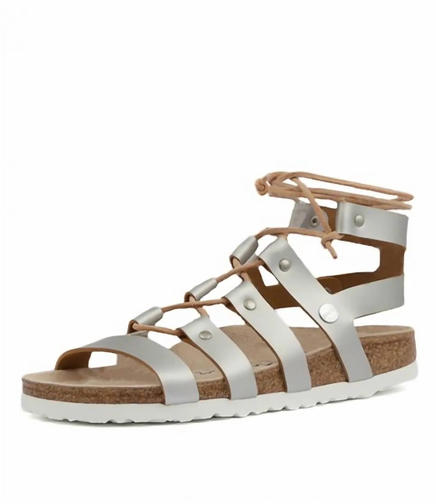 Cleo In Frosted Metallic Silver
