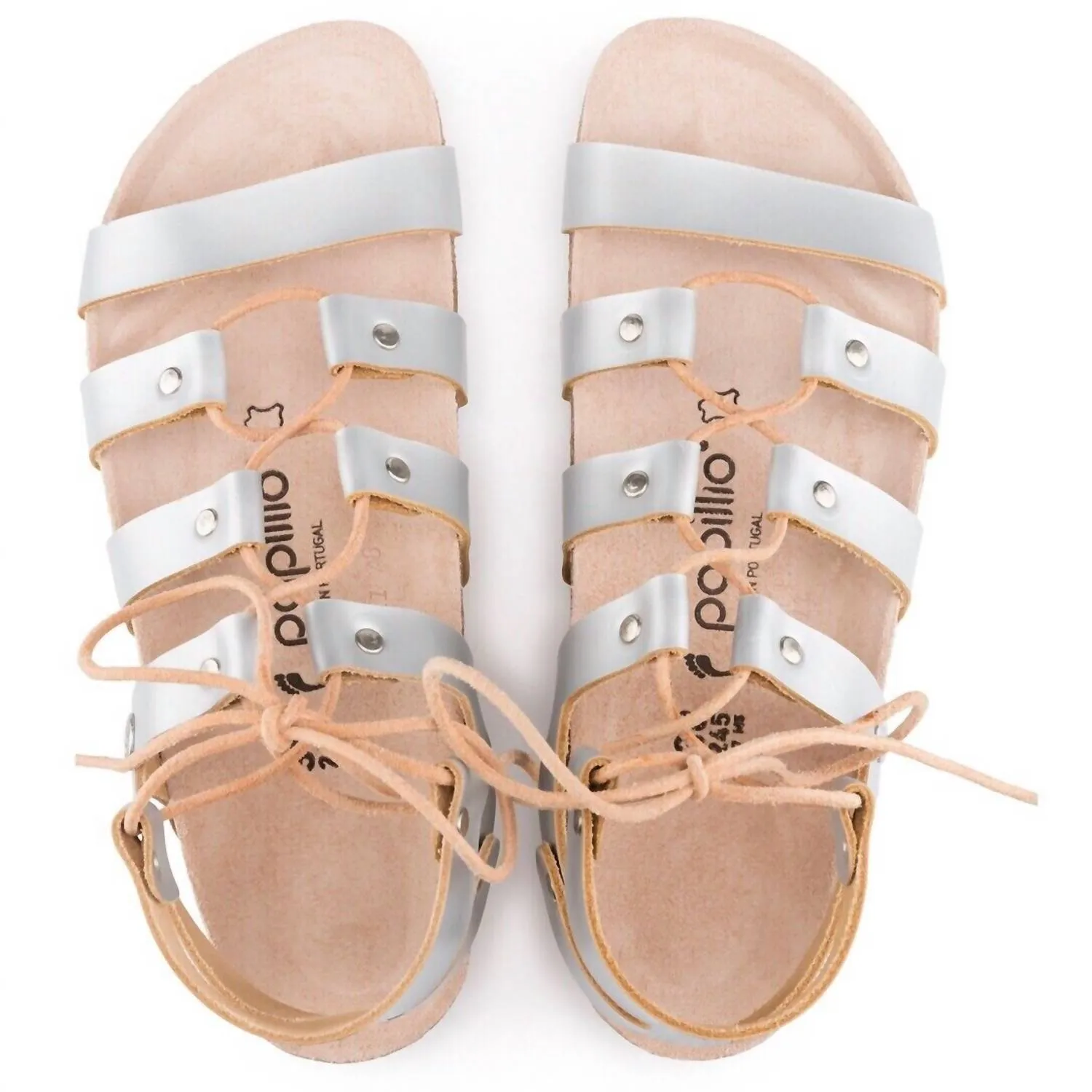 Cleo In Frosted Metallic Silver