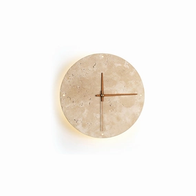 Clock Travertine Wall Lamp designer outdoor lamp