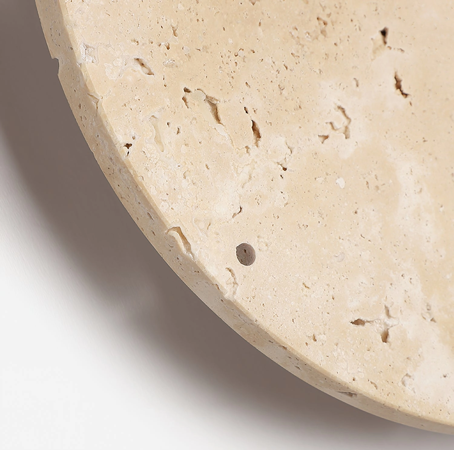 Clock Travertine Wall Lamp