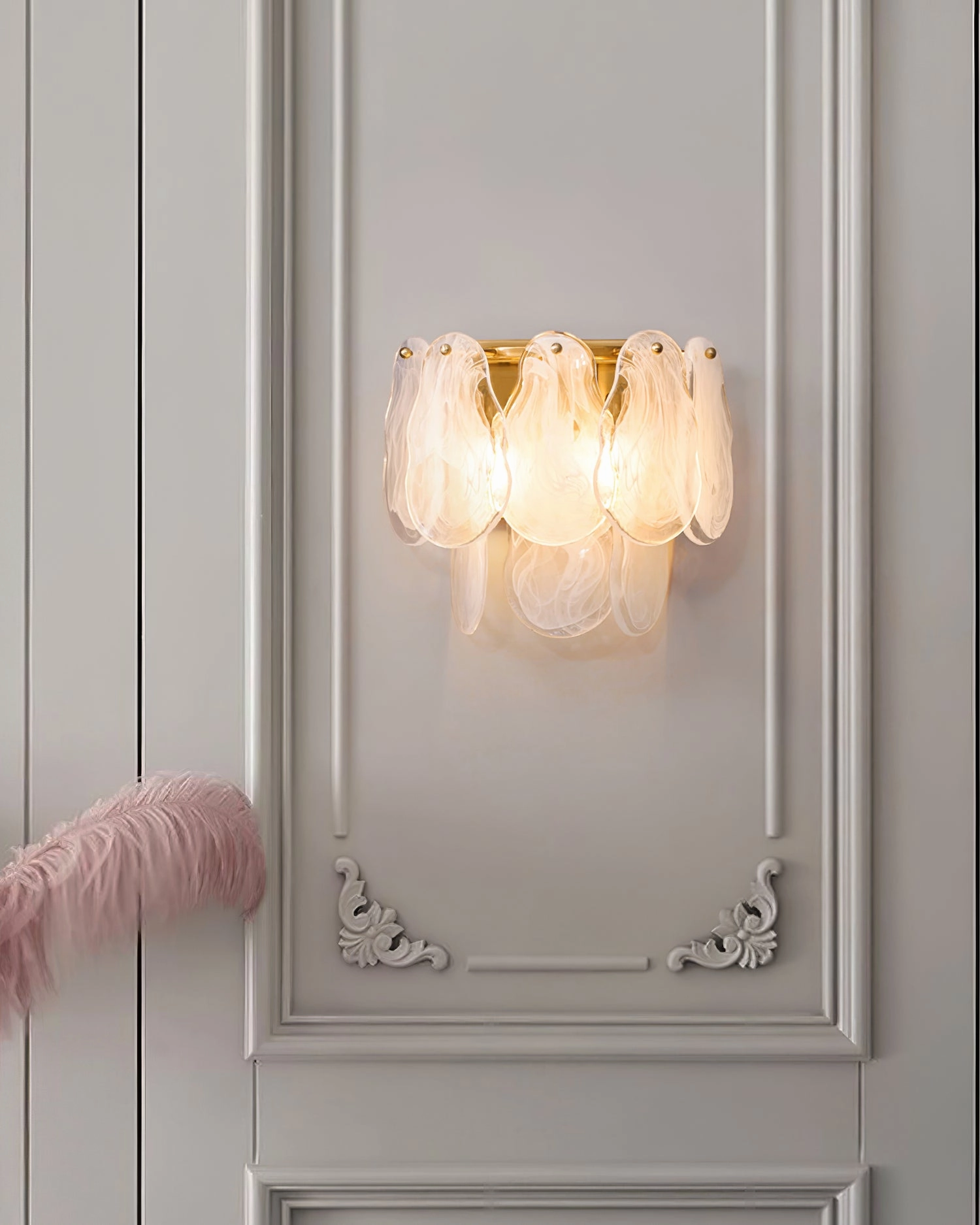 Cloud Glass Wall Lamp