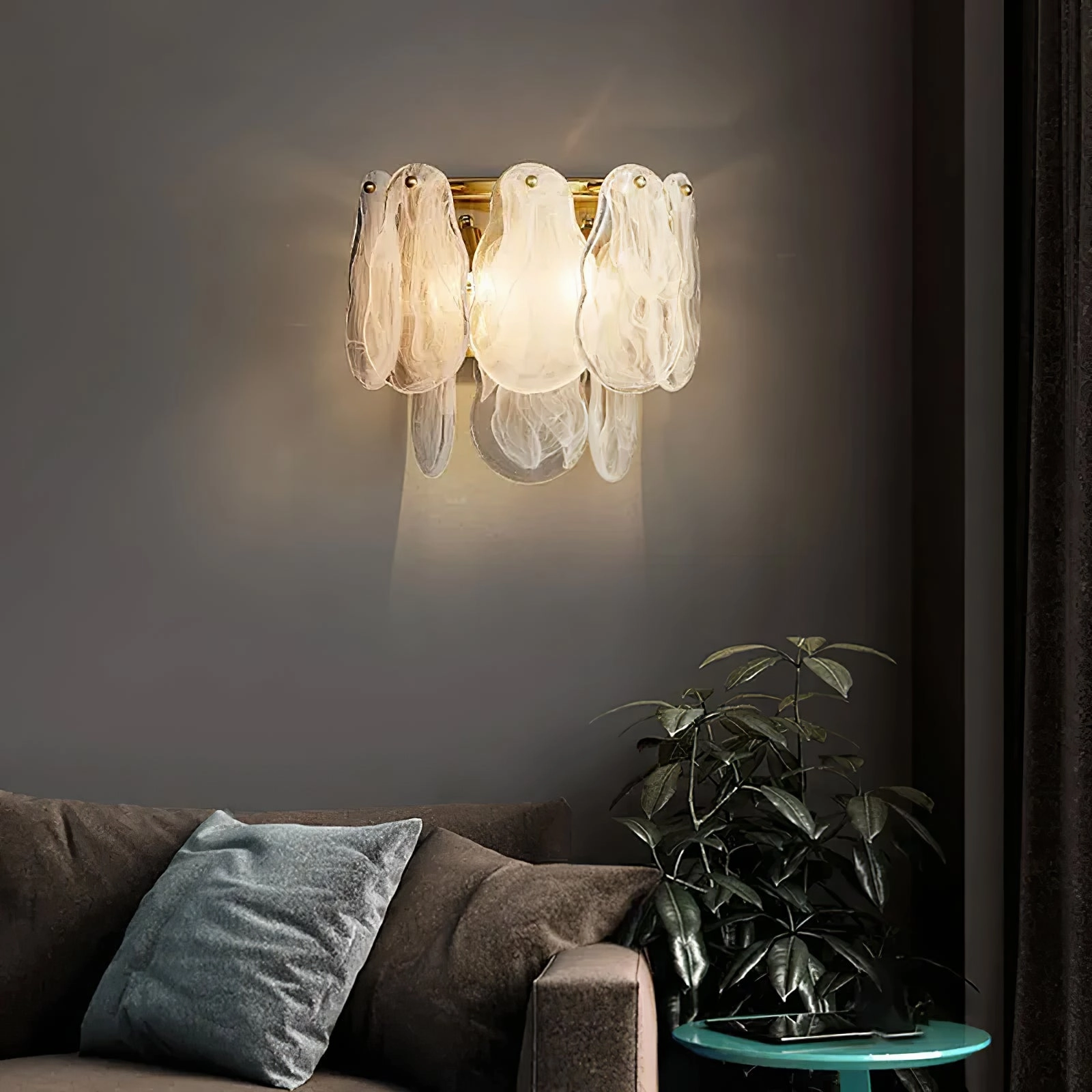 Cloud Glass Wall Lamp