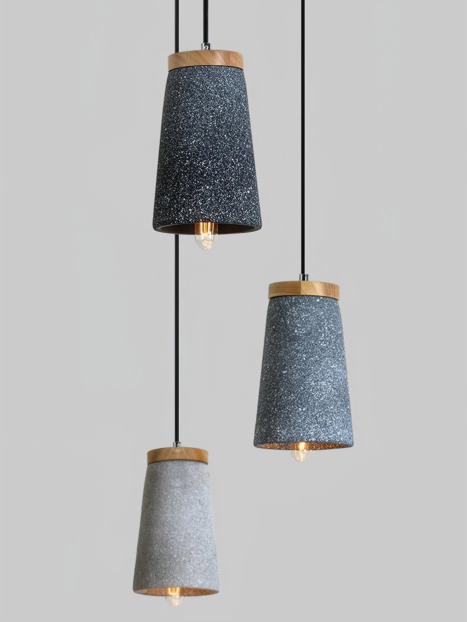Coburg Wood Cement Pendant Light