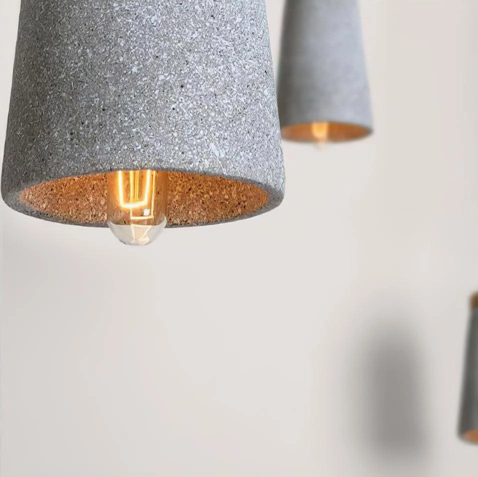Coburg Wood Cement Pendant Light