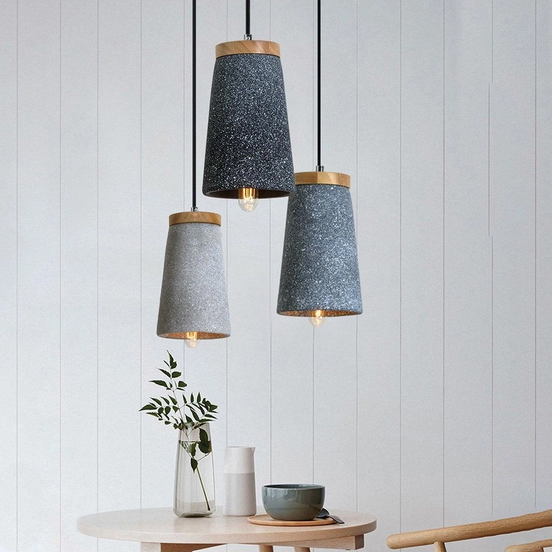 Coburg Wood Cement Pendant Light