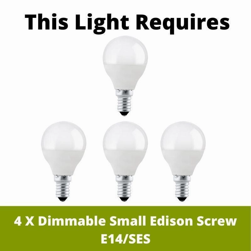 Collier 4 Light Black Pendant Light