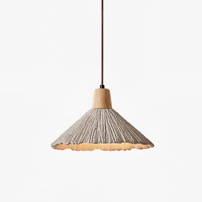 Concrete Pleated Pendant Lamp contemporary ceiling lighting
