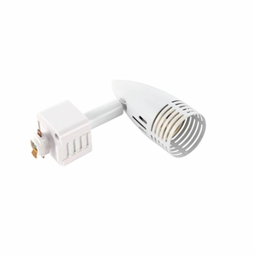 Conor White Track Spotlight 50W weatherproof garden light