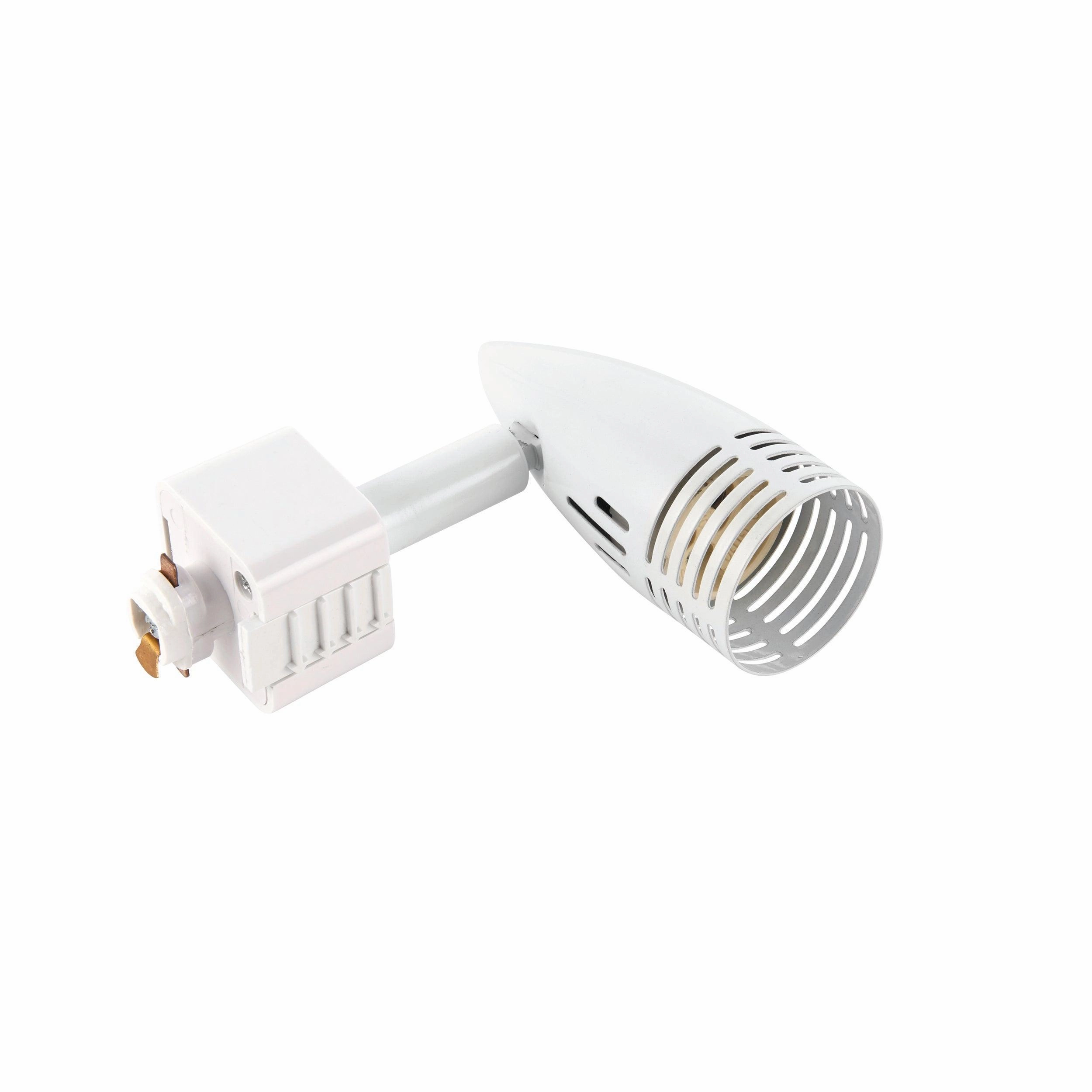 Conor White Track Spotlight 50W weatherproof garden light