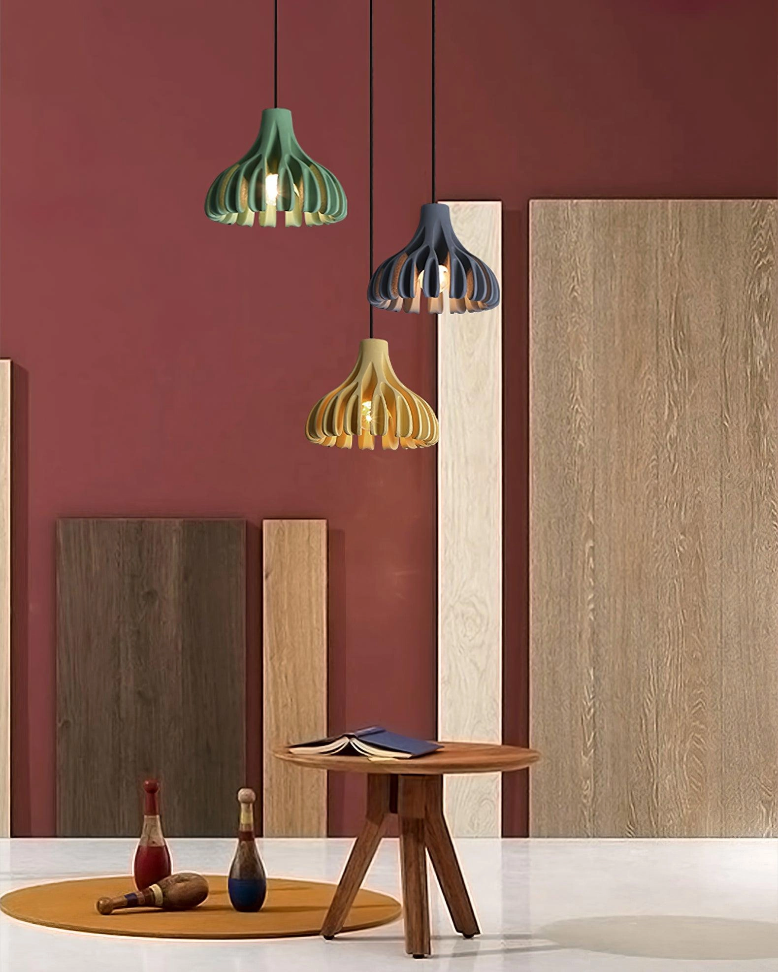 Coral Resin Pendant Lamp