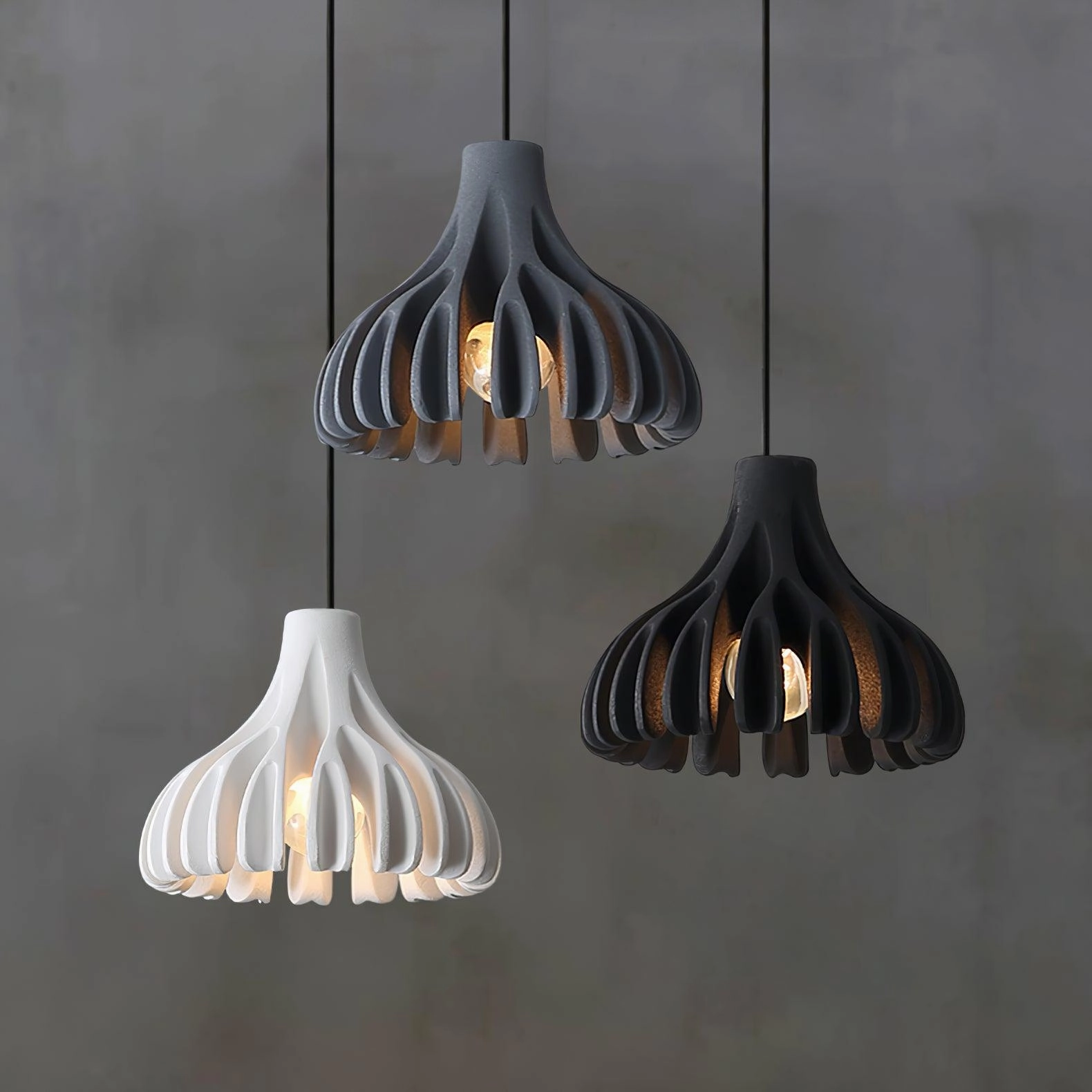 Coral Resin Pendant Lamp
