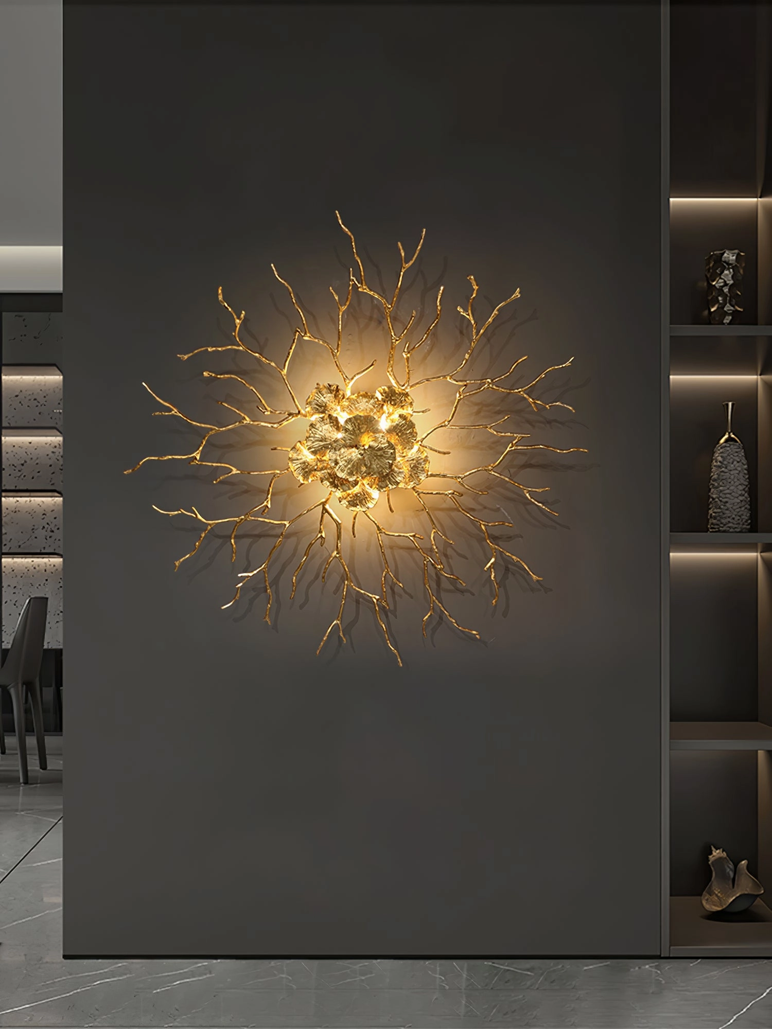 Coral Zoa Eye Wall Lamp