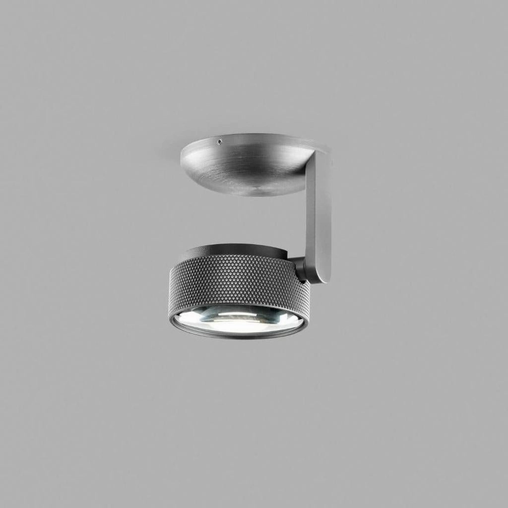 Cosmo C1 Loftlampe Titanium - Light-Point tall arc lamp for living room