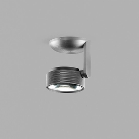 Cosmo C1 Loftlampe Titanium - Light-Point tall arc lamp for living room