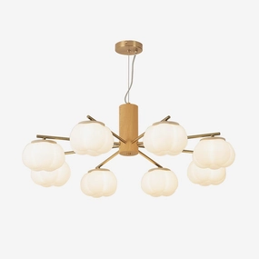 Cotton Balls Chandelier minimalist reading light
