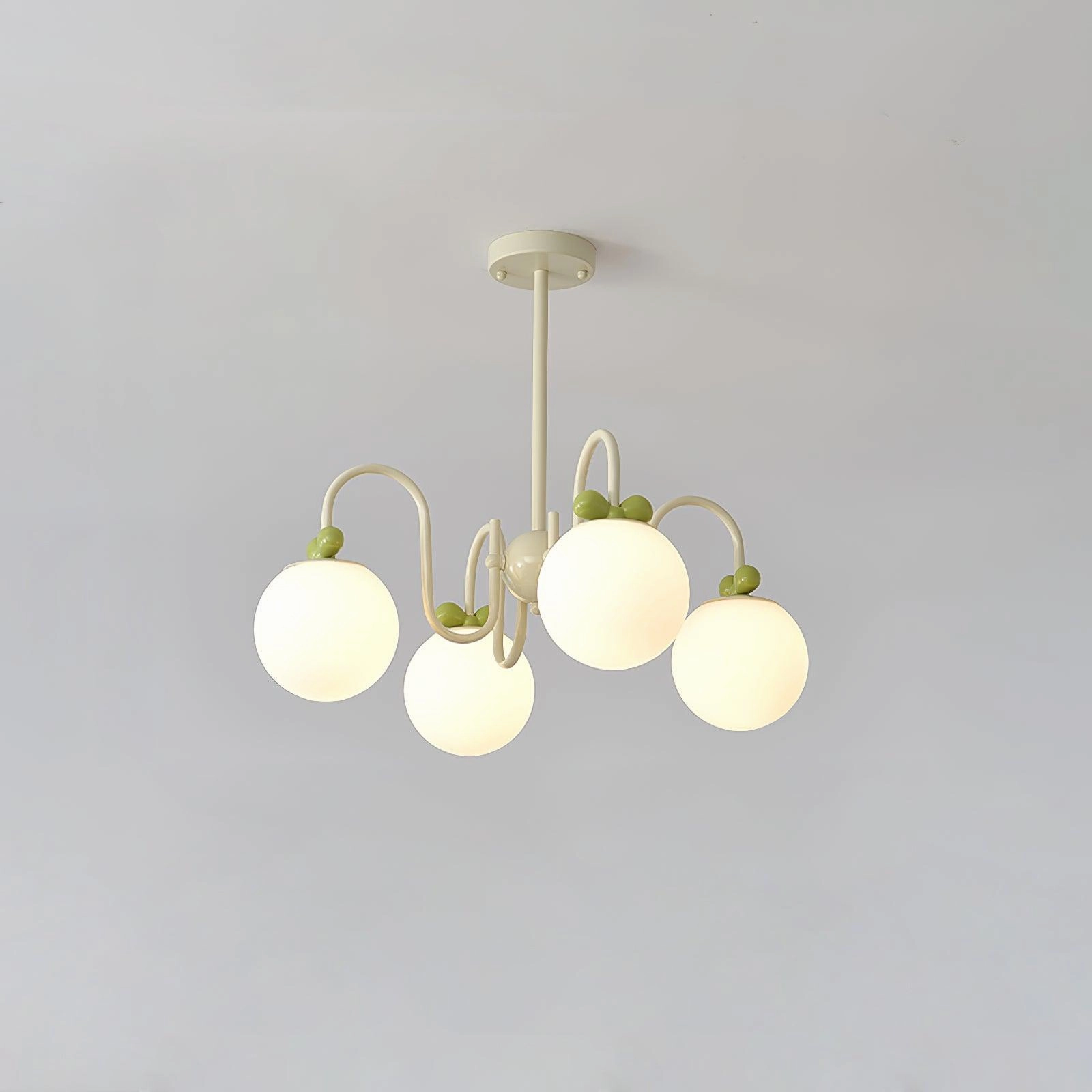 Cream Cherry Chandelier