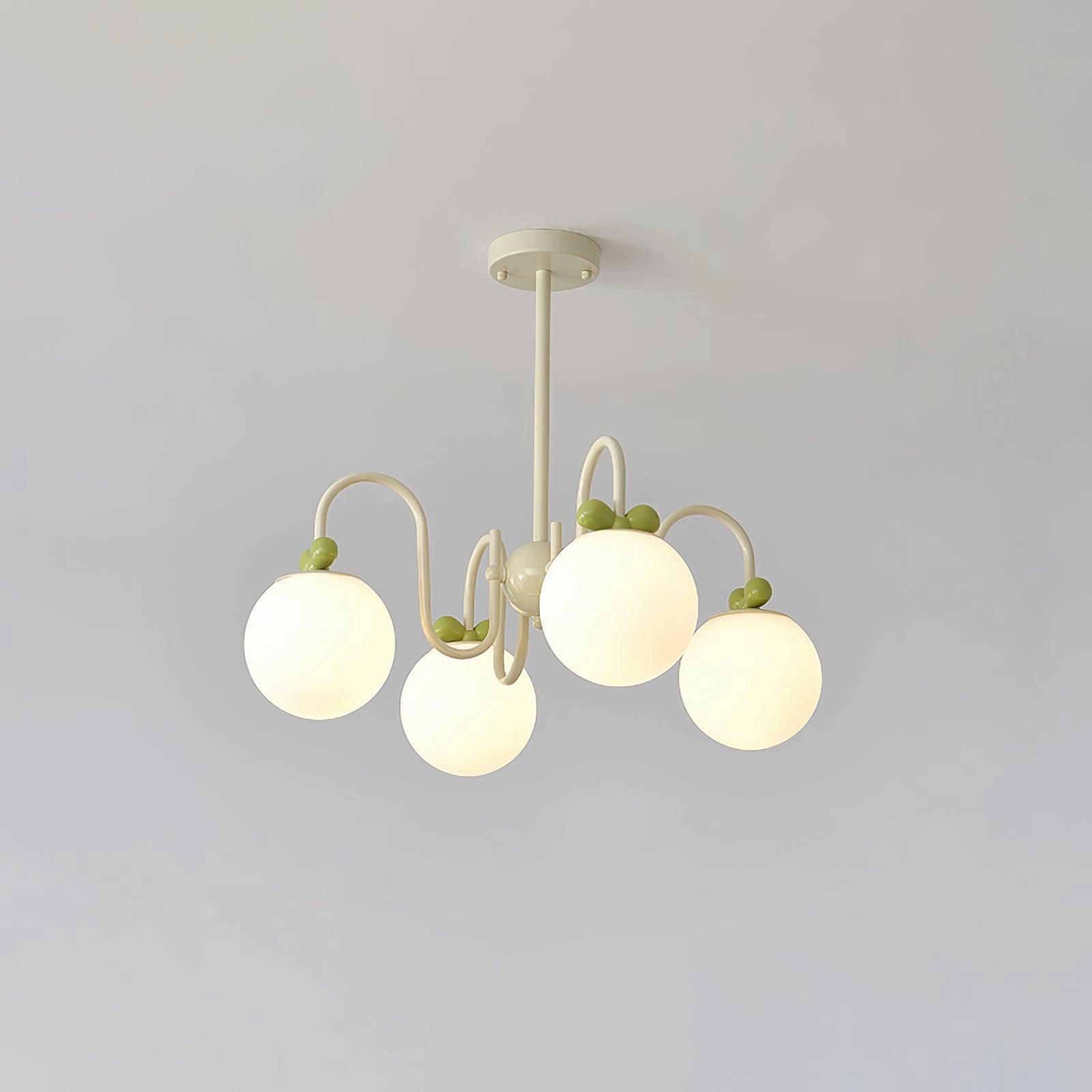 Cream Cherry Chandelier