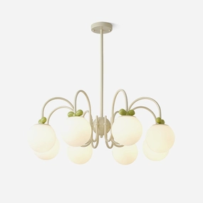 Cream Cherry Chandelier minimalist reading light