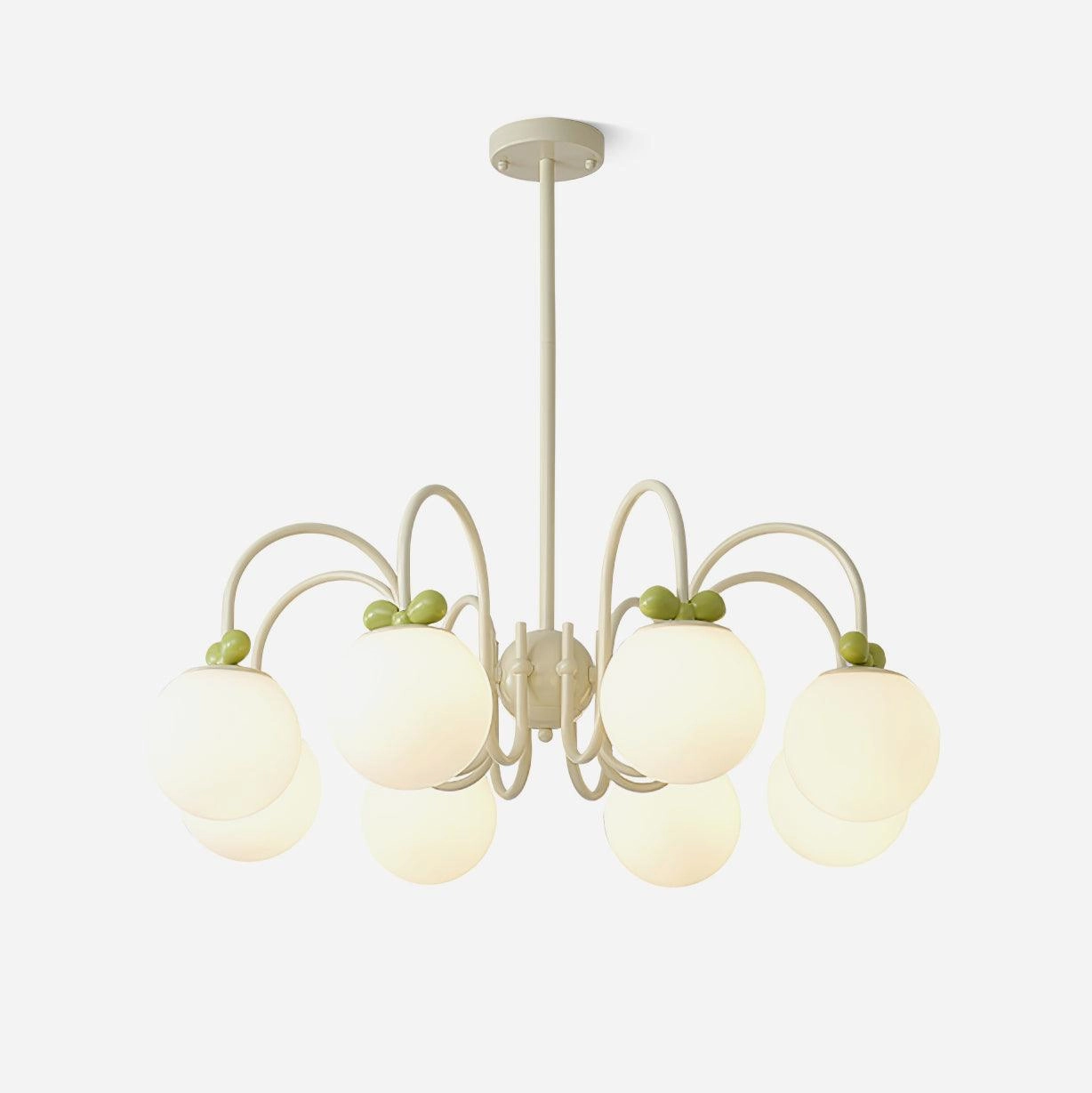 Cream Cherry Chandelier minimalist reading light