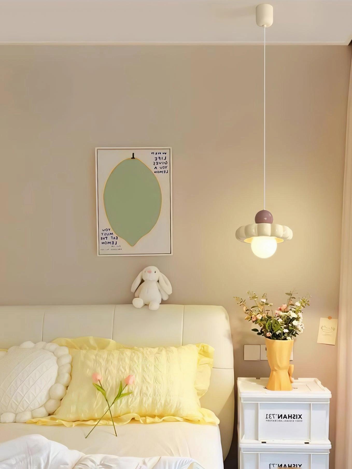 Cream Cloud Pendant Lamp