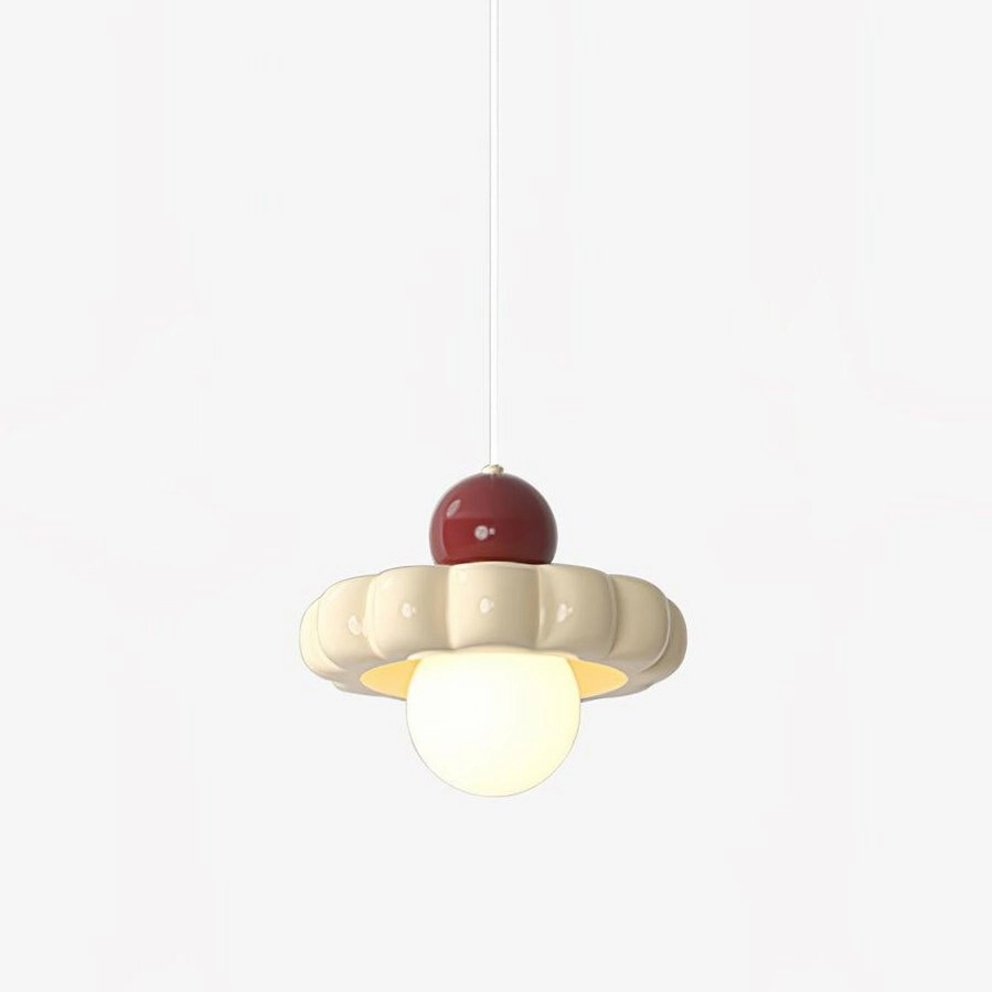Cream Cloud Pendant Lamp round ceiling light