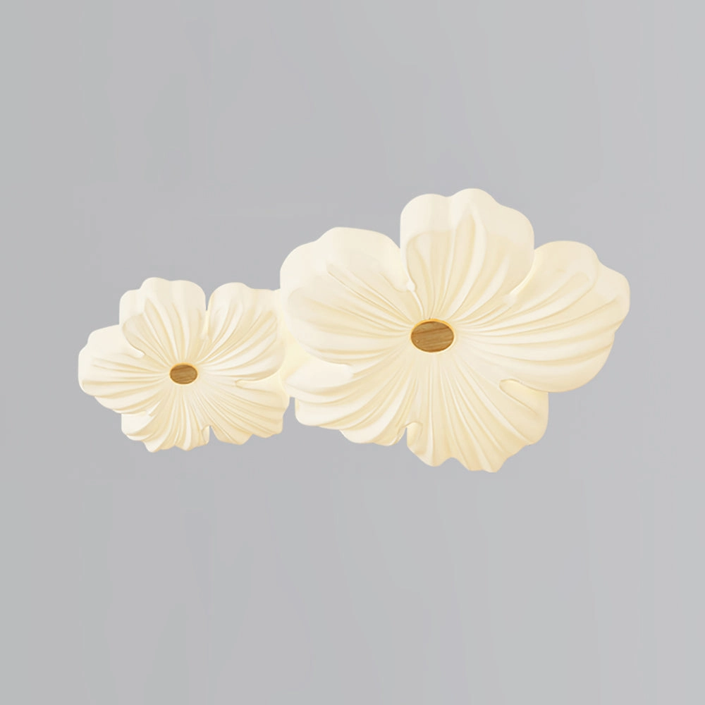 Cream Flower Ceiling Lamp